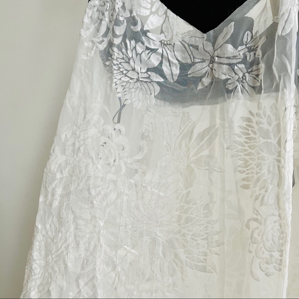 NWT Free People Ivory Love All Day Maxi Slip Dress - Picture 8 of 11
